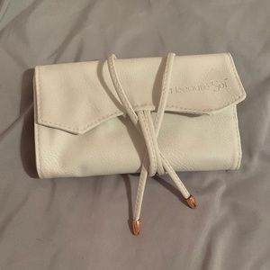 White makeup Brush bag